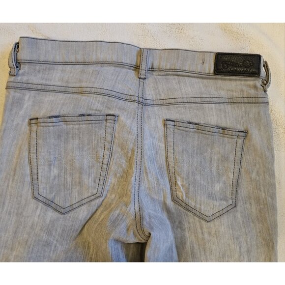 DIESEL D.N.A. Belthy 0676M Stretch Women Jeans W25/L30 Slim Straight Low Waist - Picture 10 of 15